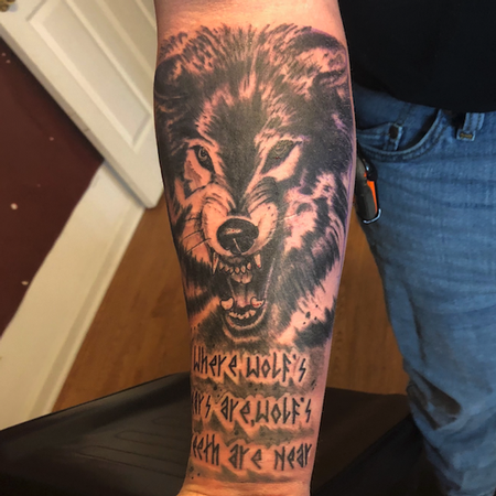 Tattoos - where wolfs  - 137559